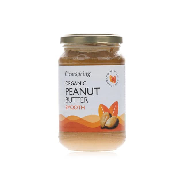 Clearspring Organic Smooth Peanut Butter - Gluten Free, 350g