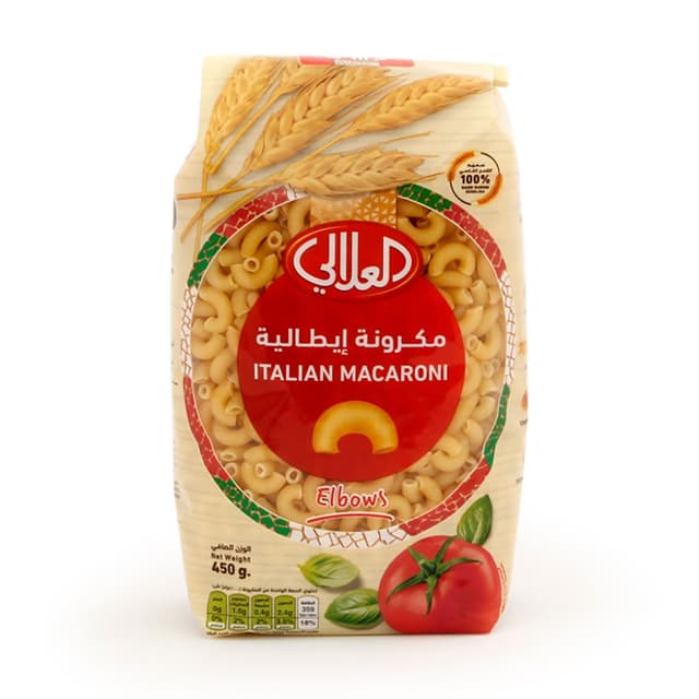 الألالي إيطالي Pasta Elbow, 450g
