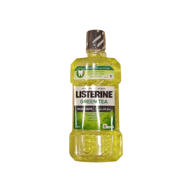 Listerine Mouthwash Green Tea Flavor, 500ml