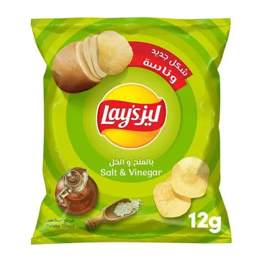 ليز سولت اند فينيجر بطاطس تشيبس 12 جم