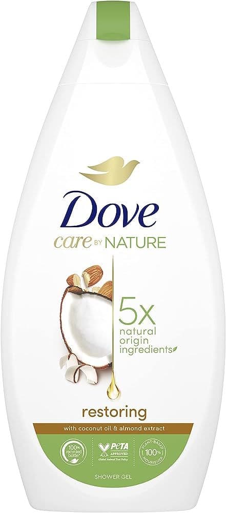 Dove Restoring with Coconut Oil & Almond Milk Body Wash, 500ml