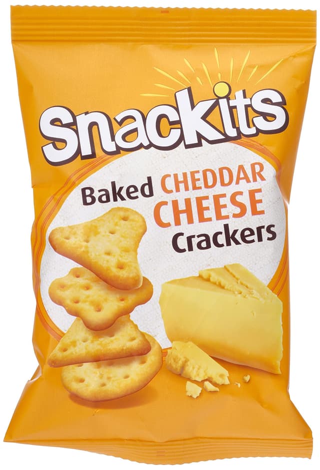 Nabil Snackits Cheddar Cheese Baked Crackers, 26g