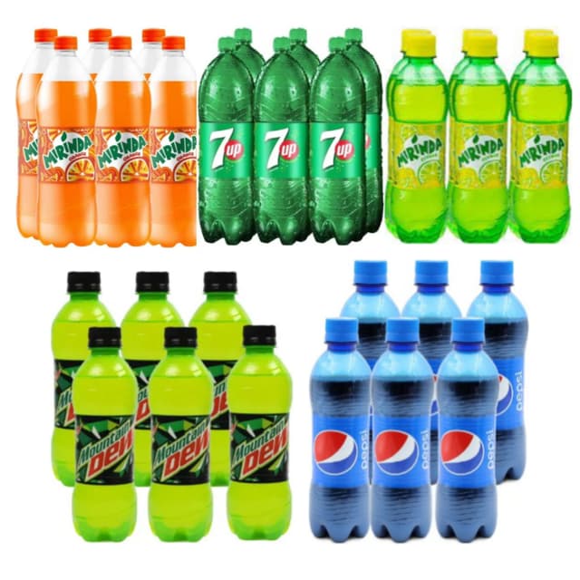 مشروب غازي متنوع بي تي, 6x400ml