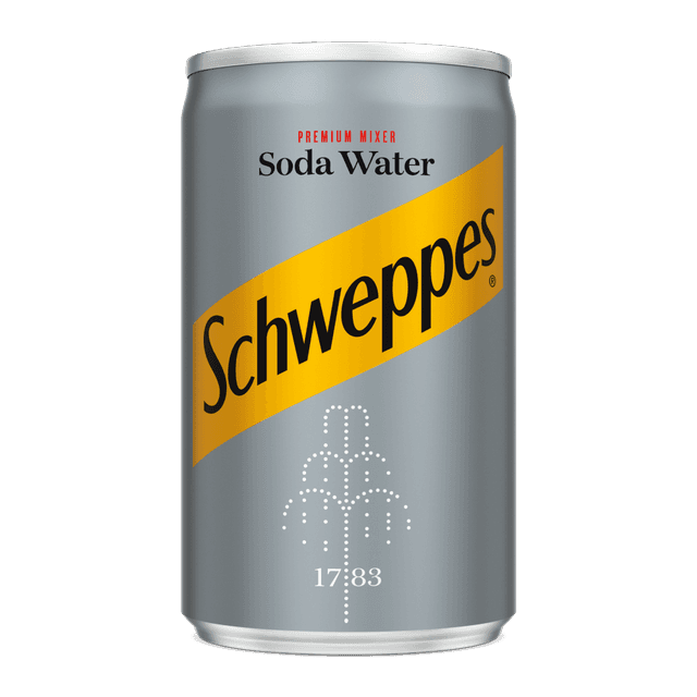 Schweppes Soda Water Can, 150ml