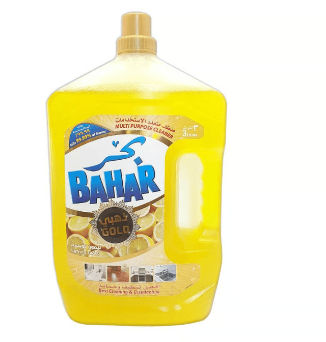 Bahar Gold Lemon Multipurpose Liquid Cleaner, 3L