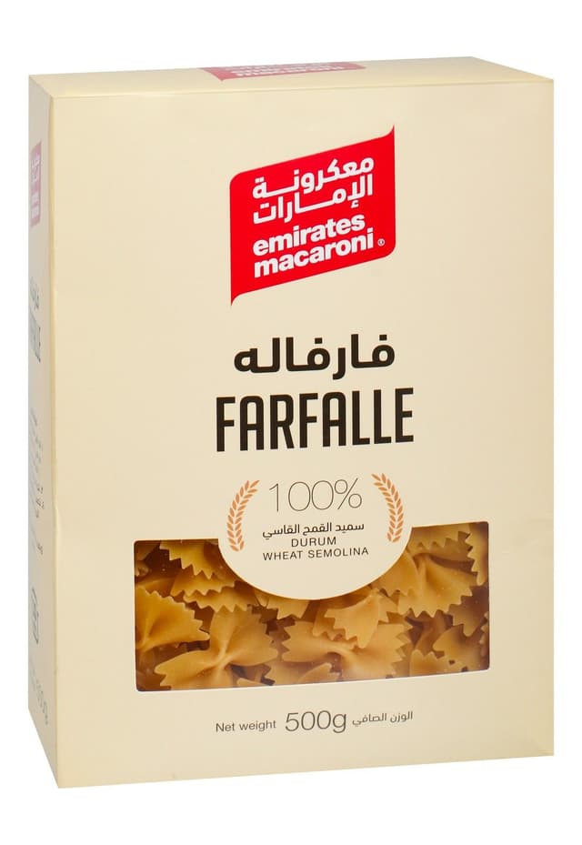 Emirates Macaroni Farfalle Pasta, 500g