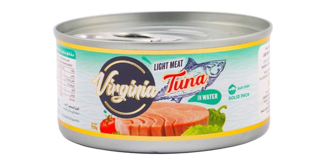 Virginia Tuna Light Meat Solid Pack in Water 170 g
