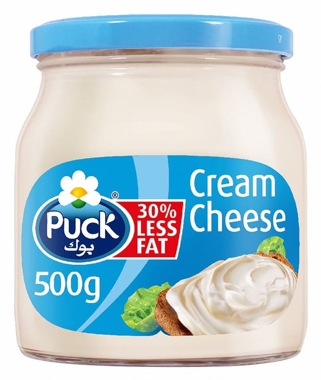 Puck Less Fat Cheese Cream Jar, 500g