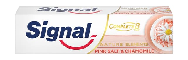 Signal Complete 8 Action Pink Salt Toothpaste, 75ml