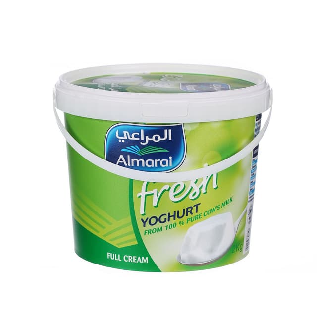 المراعي زبادي كامل الدسم طازج، 2كجم
