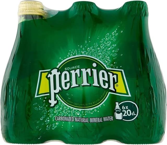 Perrier Sparkling Water, 6x200ml