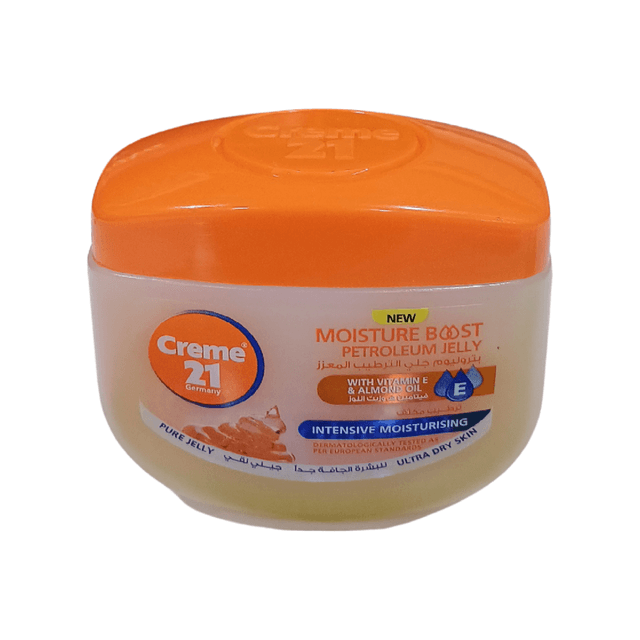 Creme 21 Moisture Boost Petroleum Jelly with Vitamin E & Almond Oil, 100ml
