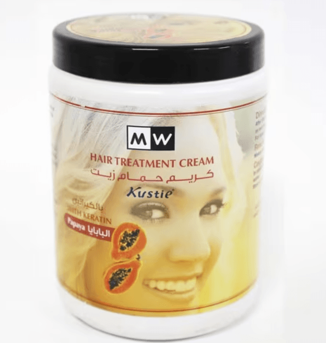 Mw Papaya Hair Cream with Keratin, 1L