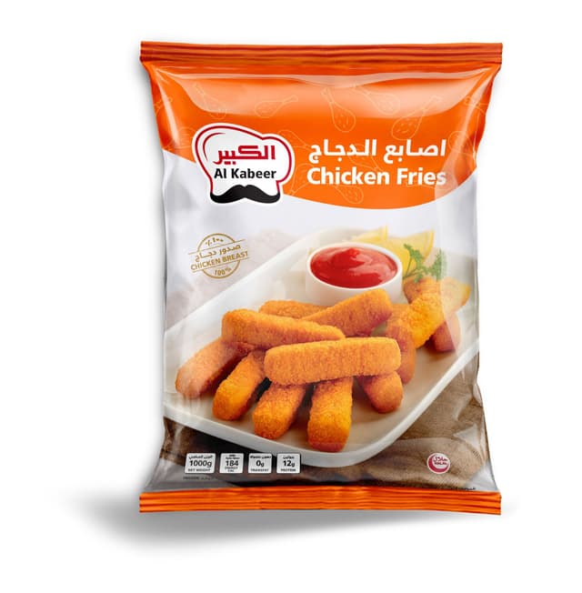 Al Kabeer Frozen Chicken Fries, 1kg