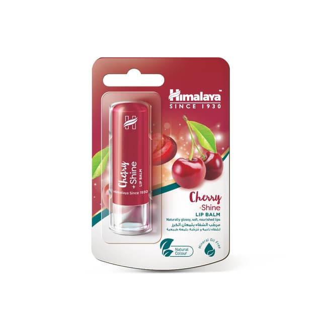 Himalaya Shine Lip Balm Cherry Flavor, 1 Piece