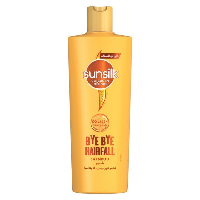 Sunsilk Collagen Blends Bye Bye Hairfall Shampoo Infused with Collagen + Ceramides, 350ml