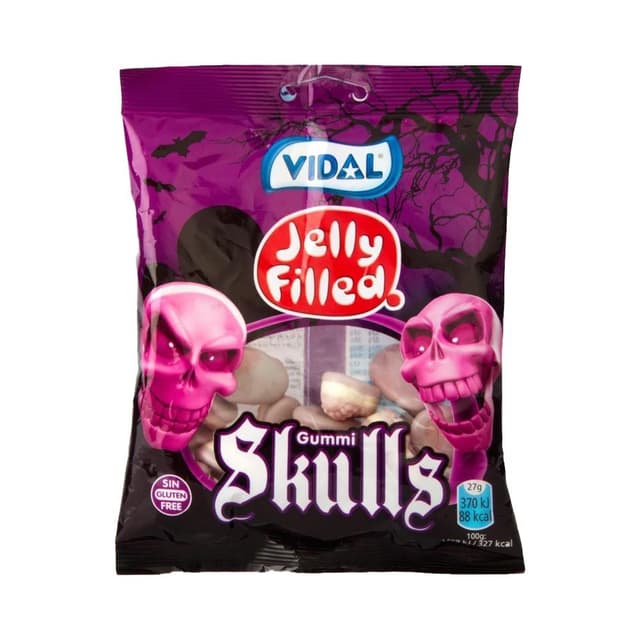 Vidal Filled Skulls Candy Gluten Free, 90g