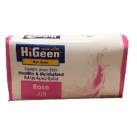 Higeen Healthy&Moisturized Rose Bar Soap, 125g
