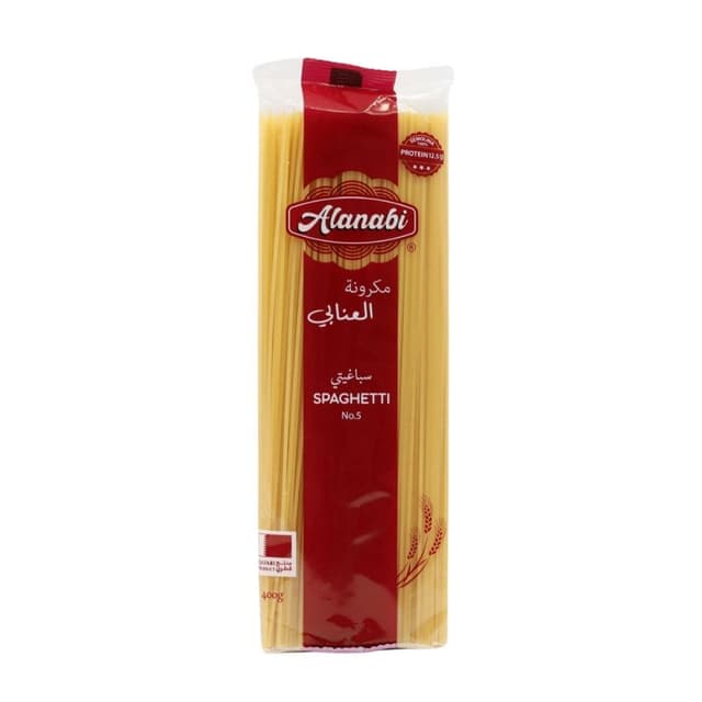 Alanabi Spaghetti No.5 Pasta, 400g