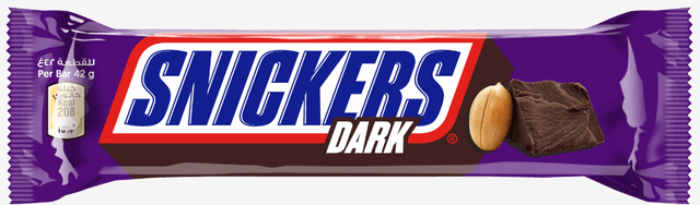Snickers Dark Chocolate Bar, 42g