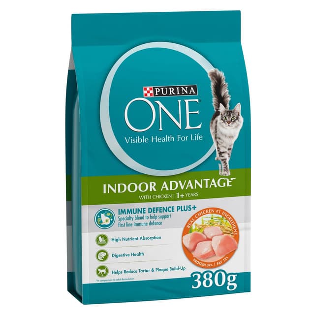 Purina One Indoor Advantage Chicken Cat Food 380g