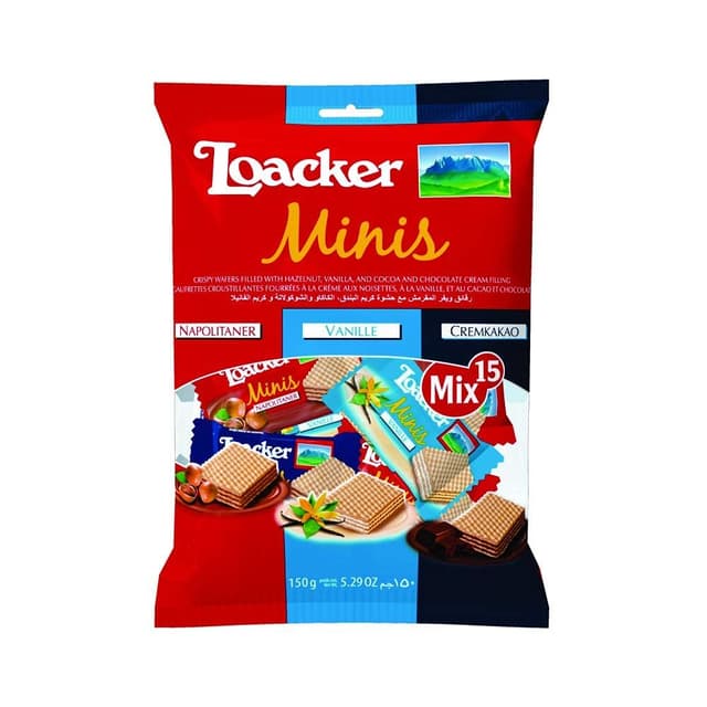 Loacker Classic Minis Mix Wafer, 150g