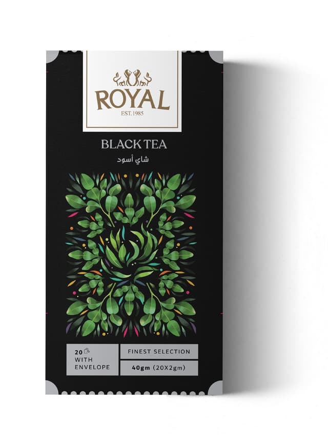 Royal Black Tea Tea Bags, 20 Tea Bags