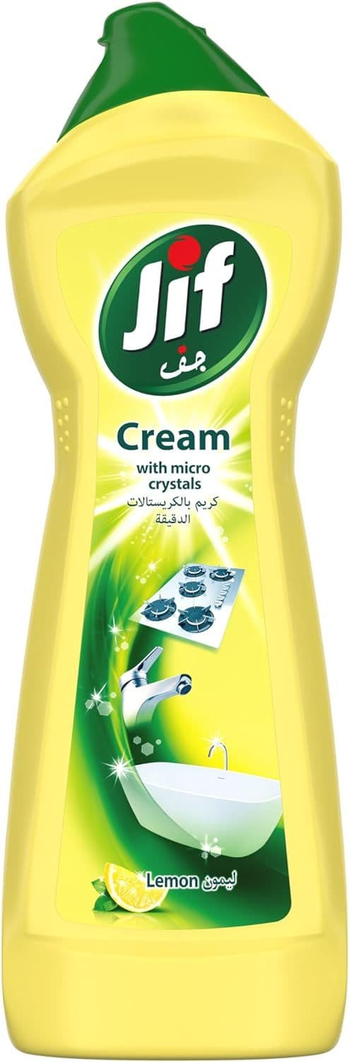 Jif Lemon with Micro Crystals Cream Cleaner, 750ml