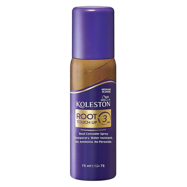 Wella Koleston Root Touch Up Medium Blonde Hair Spray, 75ml