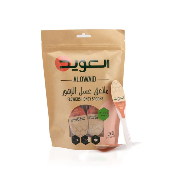 Alowaid Flowers Honey Spoon, 12x10g