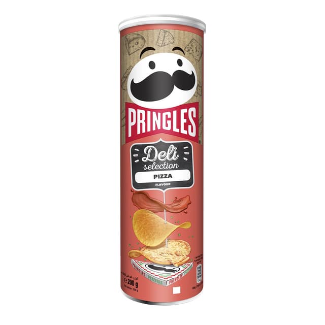 Pringles Deli Selection Pizza Flavor Potato Chips, 200g