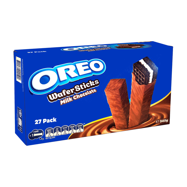 Oreo Milk Chocolate Wafer Sticks, 345g