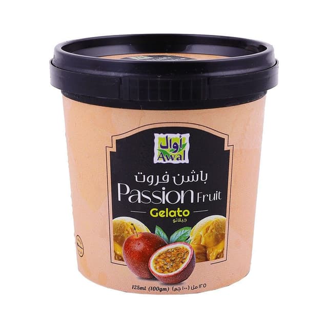 Awal Passion Fruit Gelato, 125ml