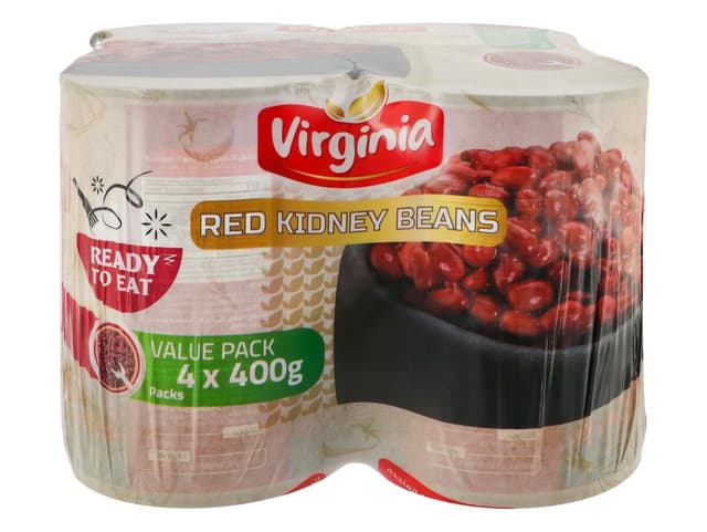 Virginia Red Kidney Beans, 4x400g