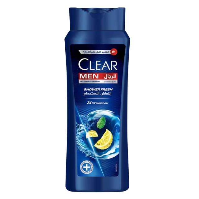 Clear Men Shower Fresh Anti-Dandruff Shampoo, 600ml