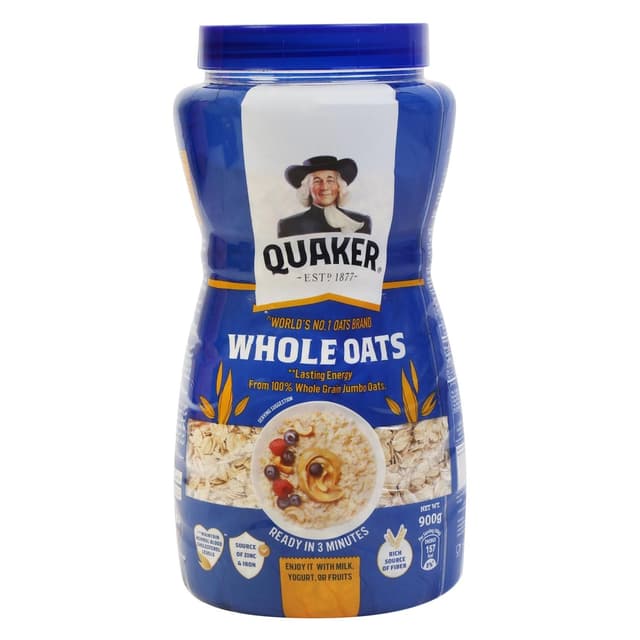 Quaker Whole Oats 900g