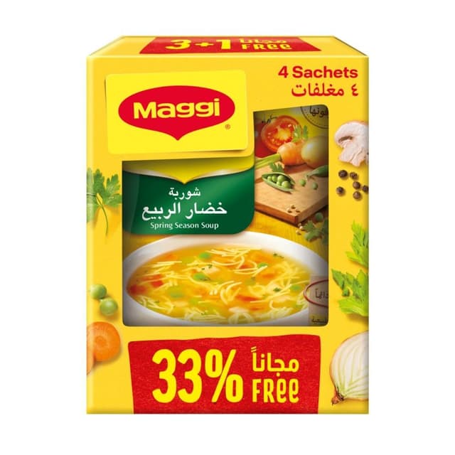 ماجي Spring Season Soup Pack, 4x59g