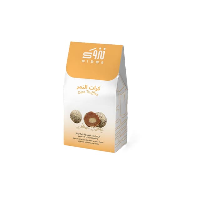 Nizwa Dates Truffles with Tahini & Sesame Seeds, 300g