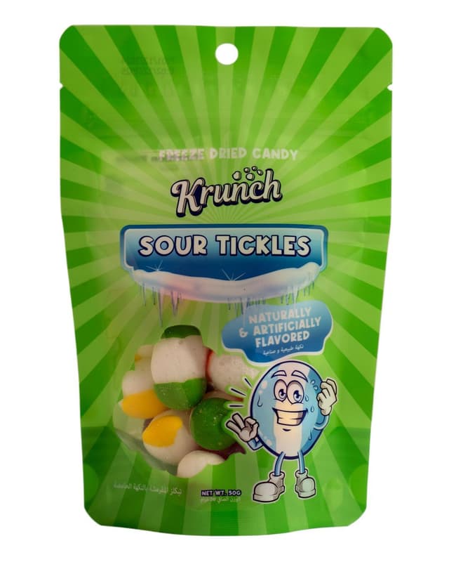 Krunch Sour Tickles Freeze Dried, 50g