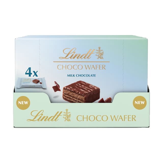 Lindt Choco Wafer with Milk Chocolate, 104g