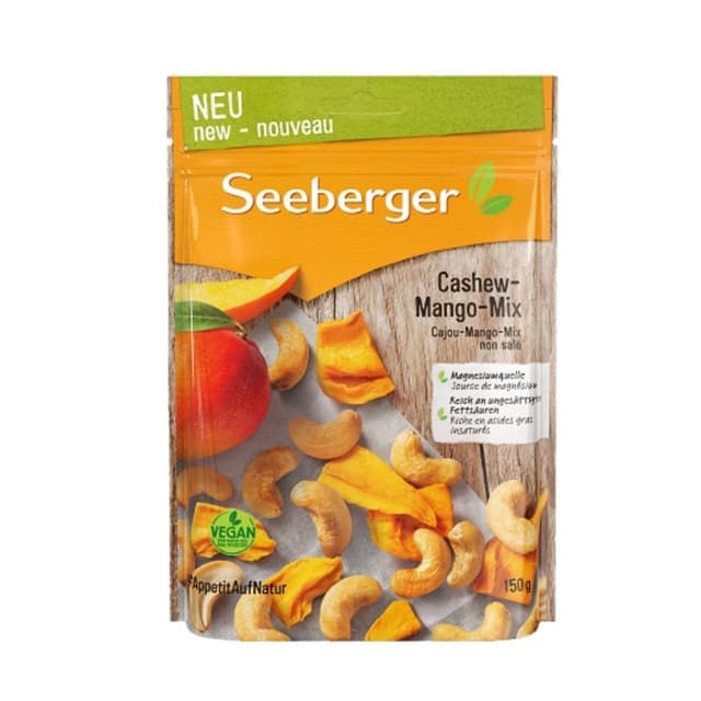 Seeberger Cashew & Mango Mix, 150g