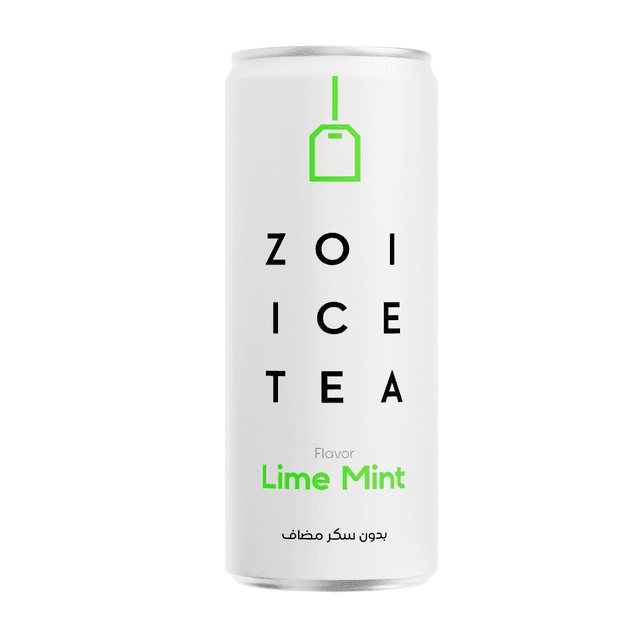 Zoi Lime Mint Flavoured Ice Tea Can, 320ml