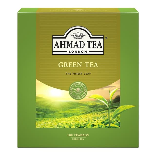 أحمد تي أكياس شاي أخضر، 2g x 100 كيس
