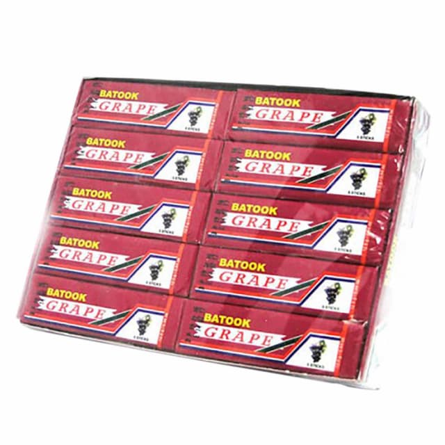 Batook Grape Flavoured Chewing Gum, 20x12.5g