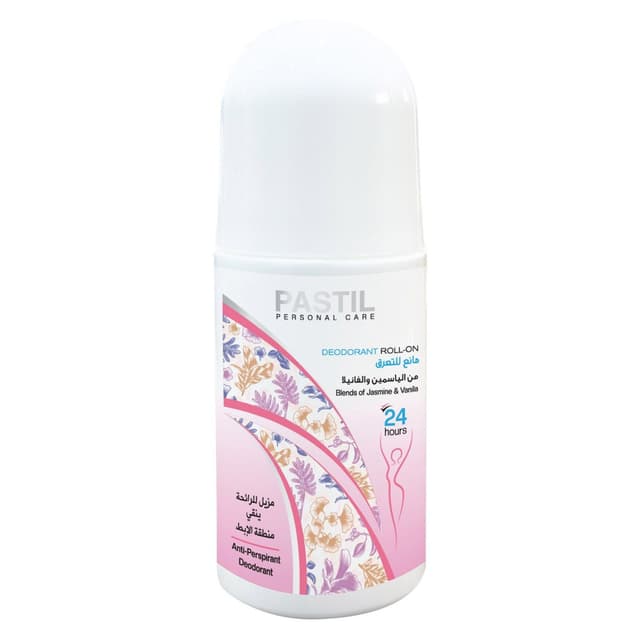 Pastil Anti-Perspirant Blends of Jasmine and Vanilla Roll-On Deodorant, 60ml