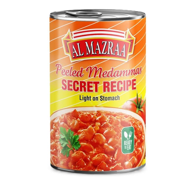 Al Mazraa Peeled Medammas Secret Recipe Light On Stomach, 400g