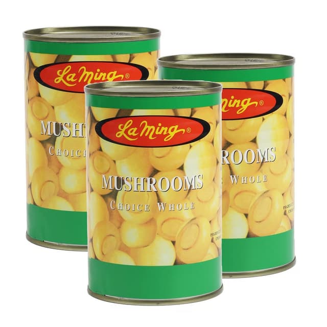 La Ming Mushroom Whole 425 g x 3 Pcs