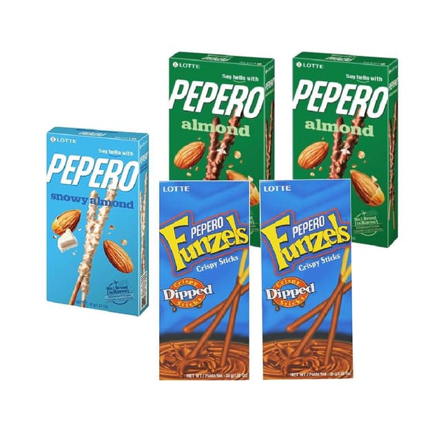Pepero Mixed Biscuits Assorted, 5X30G