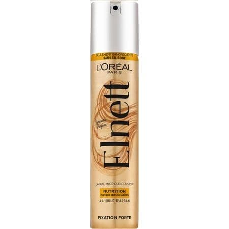 L'Oreal Elnett Hair Spray with Argan for Dry Hair, 200ml