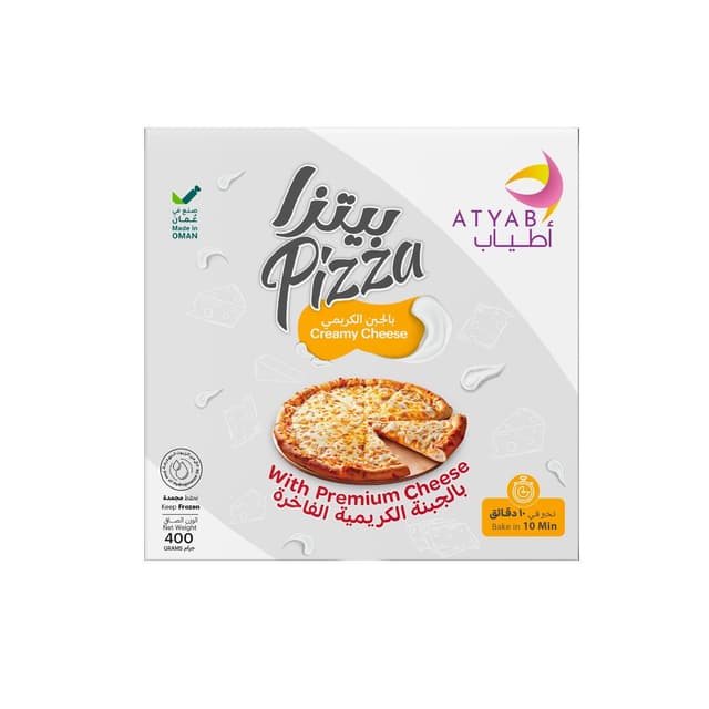أطياب بيتزا جبنة كريمية, 400g
